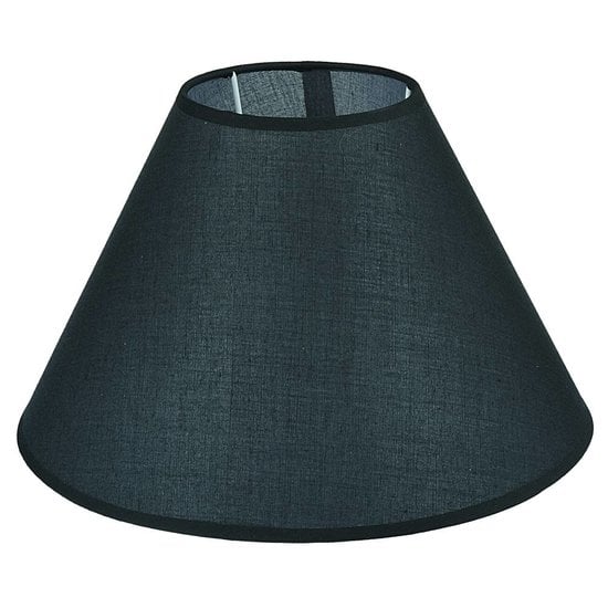 Fantasia Drumm lampshade conical taupe, fabric, 30 cm at base, for table lamp ARM-304/306