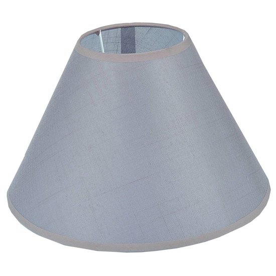 Fantasia Drumm abat-jour conique taupe, tissu, 30 cm à la base, pour lampe de table ARM-304/306