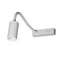 Fantasia Fantasia Oryx flexibele wandlamp in wit, met MR11-fitting en aan/uit-schakelaar, lichtbron niet inbegrepen