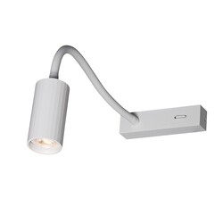 Fantasia Oryx aplique flexible blanco, MR11 con interruptor