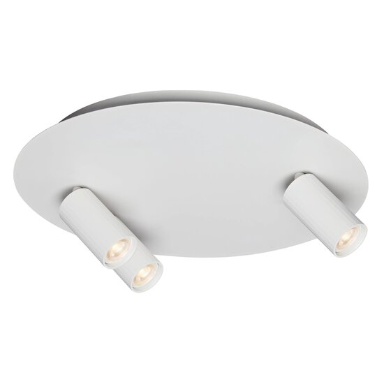 Fantasia Fantasia ORYX 2+1 ceiling spotlight, round base Ø350 mm, MR11 socket (bulb not included), white