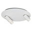Fantasia Fantasia ORYX 2+1 ceiling spotlight, round base Ø350 mm, MR11 socket (bulb not included), white