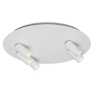 Fantasia Oryx plafonnier rond Ø450 mm 5 spots MR11 blanc