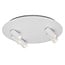 Fantasia Plafón Fantasia Oryx, base redonda Ø450 mm, 5 focos orientables MR11 (3+2), bombilla no incluida, blanco