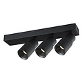 Fantasia Fantasia NYSAL Foco de Techo Negro RL con 3 Puntos de Luz - Modelo de la Coleccion Premium