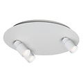 Fantasia Fantasia Nysal, spot plafonnier rond à 3 points lumineux en blanc, collection Premium