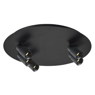 Fantasia NYSAL Spot Plafond Noir RD 5 Points Lumineux