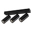 Fantasia Fantasia XIA spotlight fixture with 3 light points in black, from Fantasia's Premium collection.
