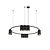 Fantasia Suspension Fantasia ISE noire Ø60 cm, 10x GU10