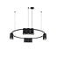Fantasia Fantasia ISE Pendelleuchte in Schwarz, Durchmesser 60 cm, 10x GU10-Fassung (Leuchtmittel nicht enthalten), Kollektion Deco