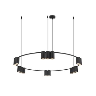 Fantasia ISE lámpara colgante 15x GU10 (excl.) negro Ø100 cm