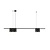 Fantasia Suspension Fantasia ISE avec 5x douille GU10, noire, 100 cm