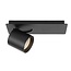 Fantasia Spot LED Fantasia OYO en noir, avec un point lumineux et une source LED intégrée, collection Deco.