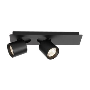 Foco LED Fantasia OYO con 2 puntos de luz, negro