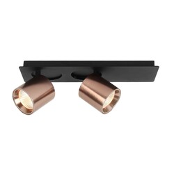 Fantasia OYO LED spot met 2 lichtpunten, bronskleurig