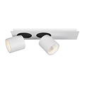Fantasia Fantasia OYO LED plafondspot uit de Deco-collectie, met 2 lichtpunten, kleur wit, geïntegreerde LED-lichtbron.