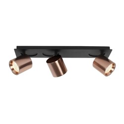 Fantasia OYO spot plafonnier LED, 3 lumières, finition bronze