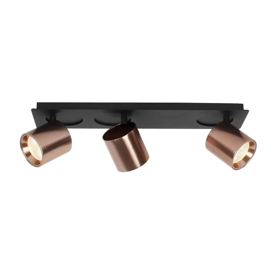 Fantasia Fantasia OYO foco de techo LED con 3 puntos de luz, acabado bronce, colección Deco