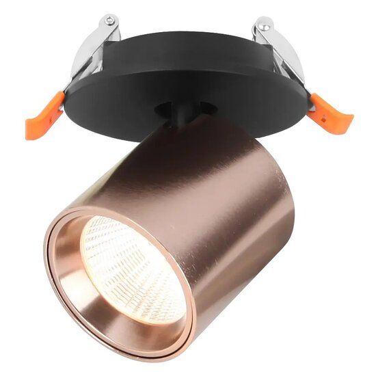 Fantasia Fantasia OYO LED inbouwspot in brons, uit de Deco-collectie. Compacte spot met geïntegreerde LED-lichtbron voor accentverlichting.