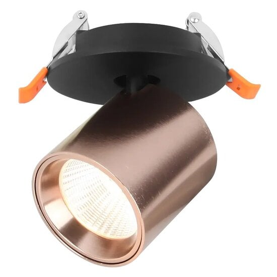 Fantasia Fantasia OYO LED recessed spot in a bronze finish, from the Deco collection. Compact spot with integrated LED light source.