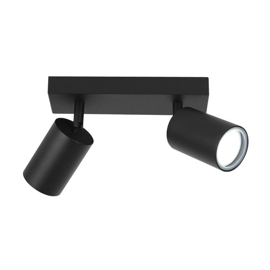 Fantasia Fantasia INAKI Spot 2L - spot noir à deux points lumineux, collection Deco de Fantasia