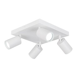 Fantasia Inaki spot en saillie a 4 points lumineux, blanc