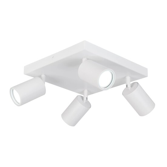 Fantasia Fantasia Inaki foco de superficie con 4 puntos de luz, en blanco para uso en interior