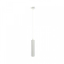 Lámpara tubular colgante GU10 blanca