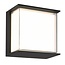 Fantasia Fantasia Aslan zwarte wandlamp voor buiten met ingebouwde 9W SMD LED, 1100 lumen, 3000K en IP65-bescherming