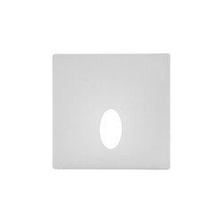 Fantasia Arah cover vierkant met ovale opening - wit