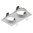 Fantasia Fantasia ZOOM surface-mounted spotlight, 2-light, satin white base with 2x GU10 fitting