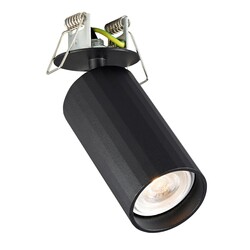 Fantasia Oryx recessed spot black, MR11 with spring clips
