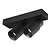 Fantasia Fantasia NYSAL Black Ceiling Spot with 2 Light Points