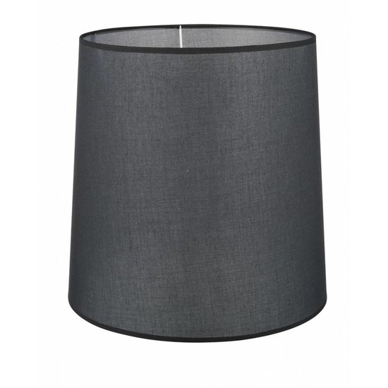 Lampshade black/ecru/taupe fabric conical 400mm for ARM-305/307