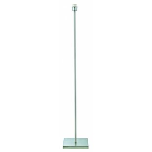 Staande lamp grijs exclusief lampenkap 1xE27 1350mm hoog