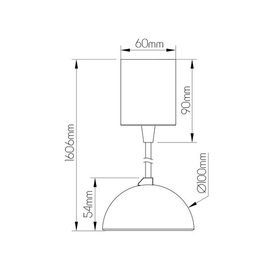 Fantasia Suspension LED Fantasia Orbit avec source dimmable de 6 ou 9 watts et lumière blanc chaud 2700K