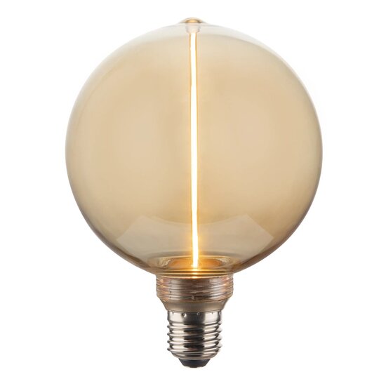 Fantasia Fantasia Decoline Globe LED Filament Bulb E27, 3.5W, 1800K, Amber Glass, Dimmable