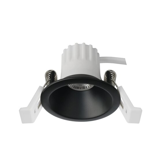 Fantasia Fantasia Deep Mini LED recessed spotlight, black, from the Deco collection. Compact fixture with integrated LED light source.