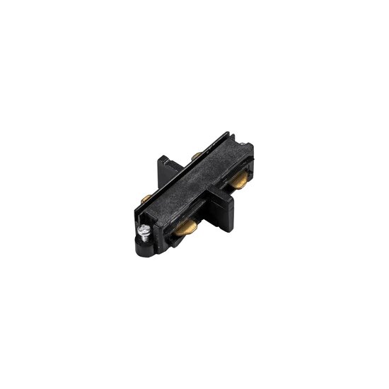 Fantasia Fantasia Track Mini conector recto negro para sistema de raíles monofásico, colección Deco