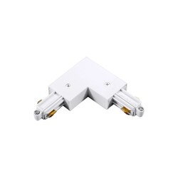 Fantasia TRACK 1F L-connector white, inside earth
