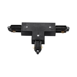 Fantasia TRACK 1F T-connector black with internal earth