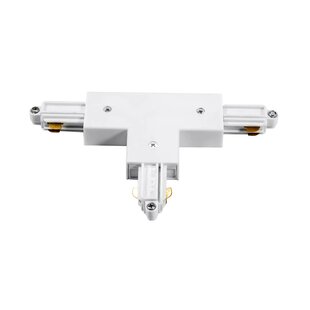 Fantasia T-connector 1-phase recessed track white