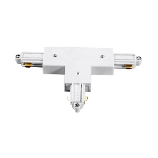 Fantasia Fantasia T-connector for 1-phase recessed track system, white, with earth connection, Deco collection