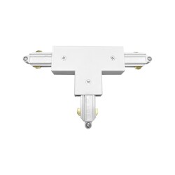 Fantasia Track T-connector single-phase white, outside earth