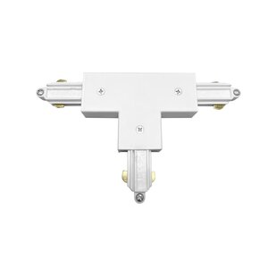 Fantasia Track T-connector single-phase white, outside earth