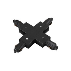 Fantasia Track 1F X-connector cross connector track system black