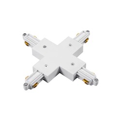 Fantasia Track 1F X-Verbinder für Schienensystem, weiß
