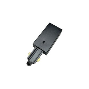 Fantasia Track 1F Feeder Right Black for 1-Phase Rail System