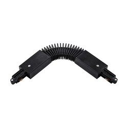 Fantasia TRACK 1F flexible connector black for track systems