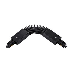 Fantasia TRACK 1F flexible connector black for track systems